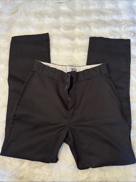 Dickies Pants - Dickies Black Womens Straight Chinos